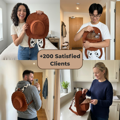 Jasmine Bags - Cowboy Hat Backpack